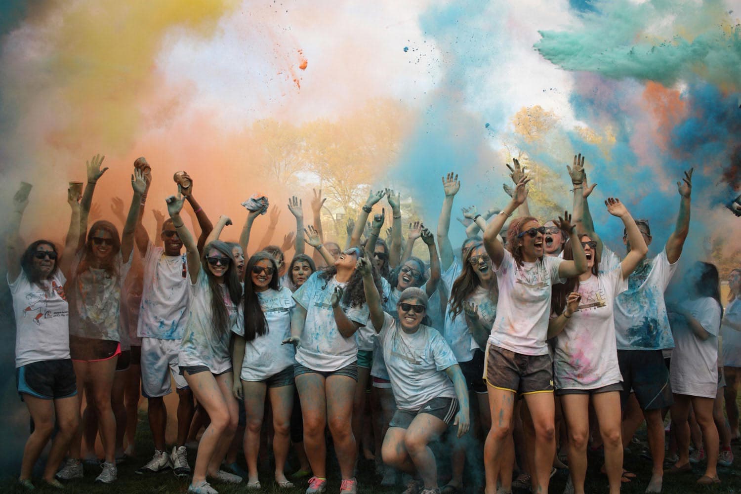 University event photography capturing student celebrations.