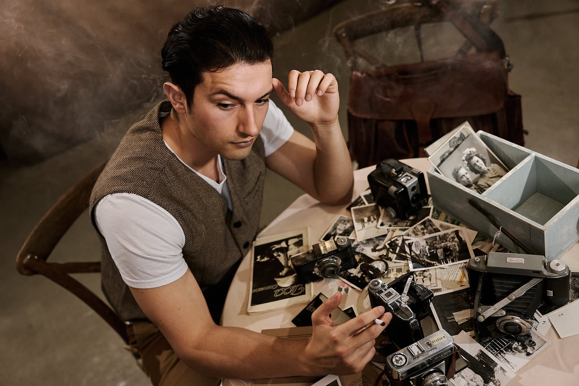 Corporate event portrait photography capturing authentic moments for business publication. Professional commercial documentation with detail-oriented lighting and composition for editorial storytelling.