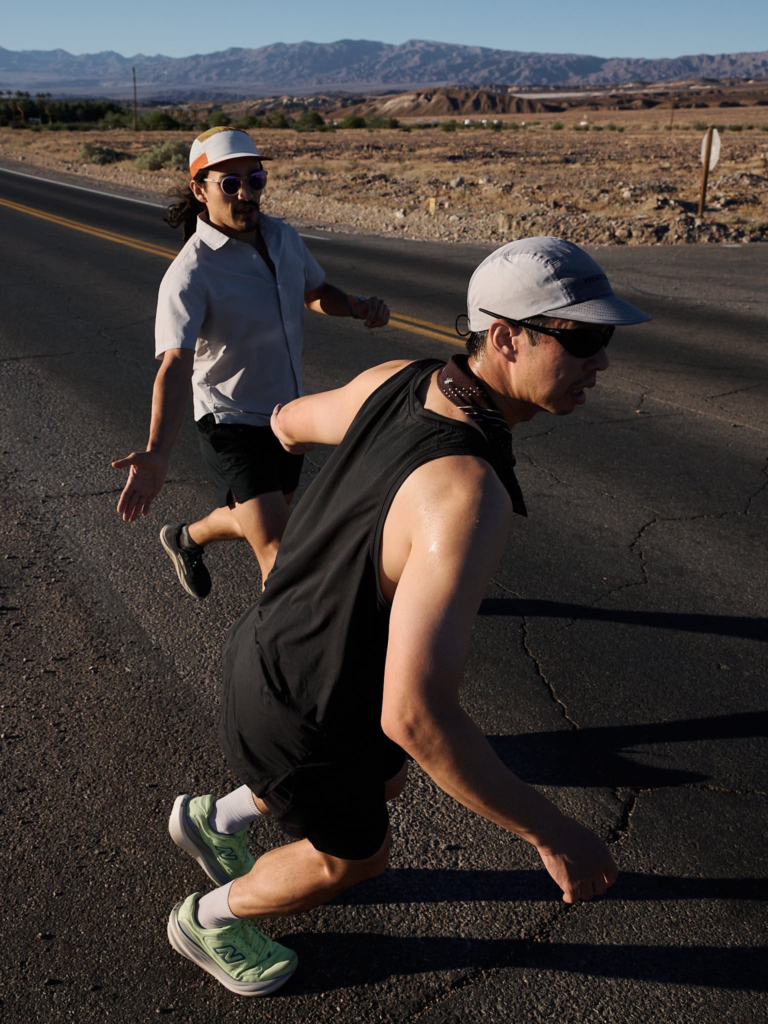 Second relay handoff scene from The Speed Project route.